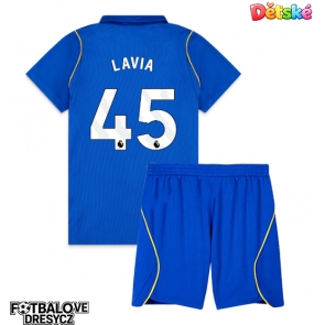 Chelsea Romeo Lavia #45 Dětské Domácí dres komplet 2026-27 Krátký Rukáv (+ trenýrky)